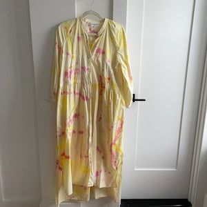 Apiece Apart tie-dyed cotton dress